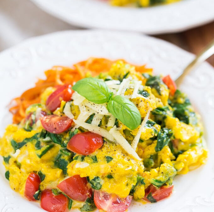 Rainbow Scrambled Eggs