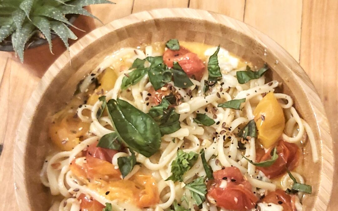 Cherry Tomato Burrata Pasta